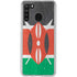 Kenya Flag Distressed Galaxy A21 Clear Case